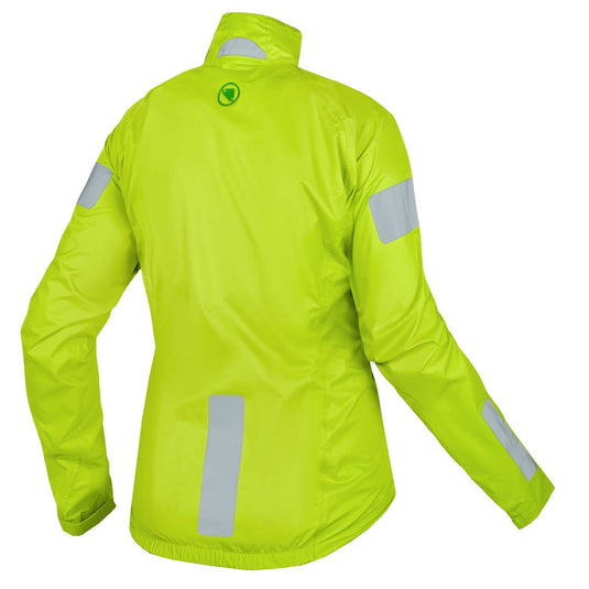 Endura Women's Urban Luminite Cycling Jacket - Hi-Viz, 2.5-Layer Waterproofing Jacket Hi-Viz Yellow, X-Small - RACKTRENDZ