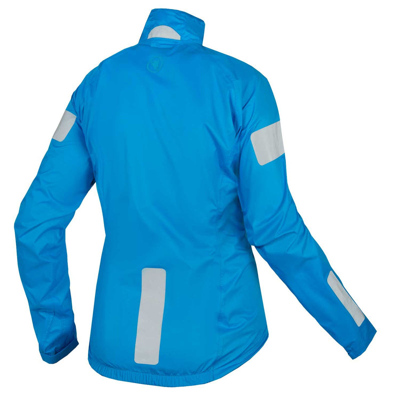 Load image into Gallery viewer, Endura Women&#39;s Urban Luminite Cycling Jacket - Hi-Viz, 2.5-Layer Waterproofing Jacket Hi-Viz Blue, X-Small - RACKTRENDZ
