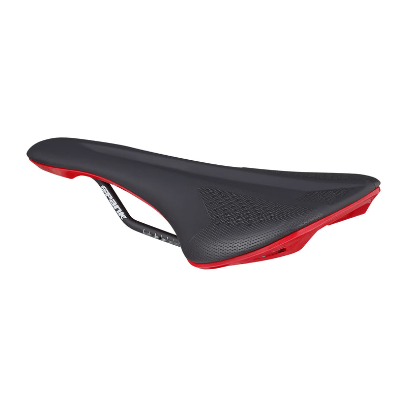 Load image into Gallery viewer, Spank Spike 160 Unisex Adult MTB Saddle (Black Red), Bicycle Seat for Men Women, Bicycle Saddle, Waterproof Seat with Ergonomic Zone Concept - RACKTRENDZ
