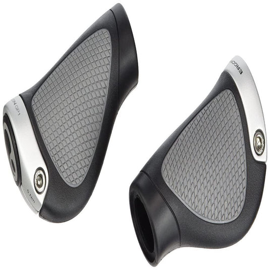 Ergon GP1 Ergonomic Bike Handlebar Grips | Lock-on | Pair of Grips, Gripshift/Small - RACKTRENDZ