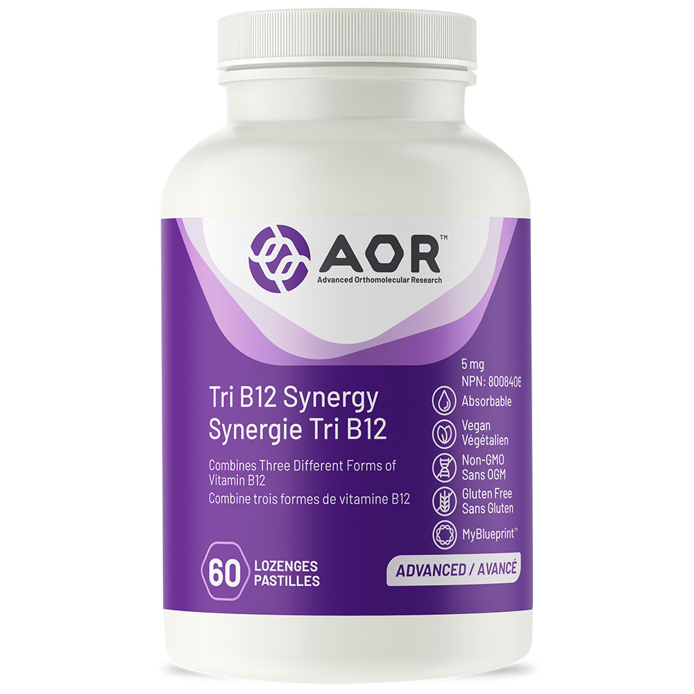 Tri B12 Synergy | AOR | Combines three different forms of vitamin B12 ...