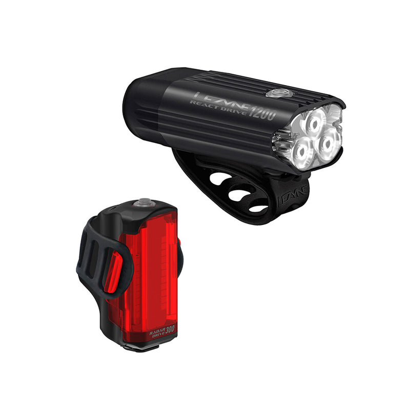 Chargez l'image dans la visionneuse de la galerie, Lezyne, RADAR REACT SYSTEM, Light, Front and Rear, Black
