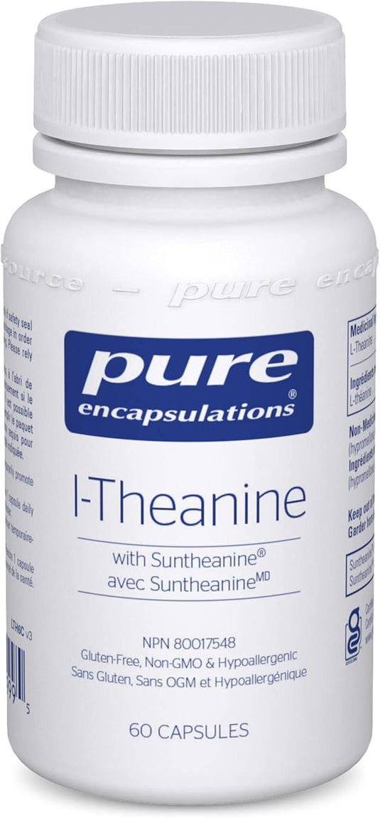 L-Theanine - Amino Acid Supplement to Support Relaxation, Stress & Nervous System - 60 Capsules