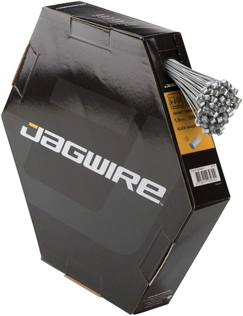 Load image into Gallery viewer, Jagwire, Brake Cables, Slick, MTB, Galvanized, 1.5mm, 2000mm, Box of 100 - RACKTRENDZ
