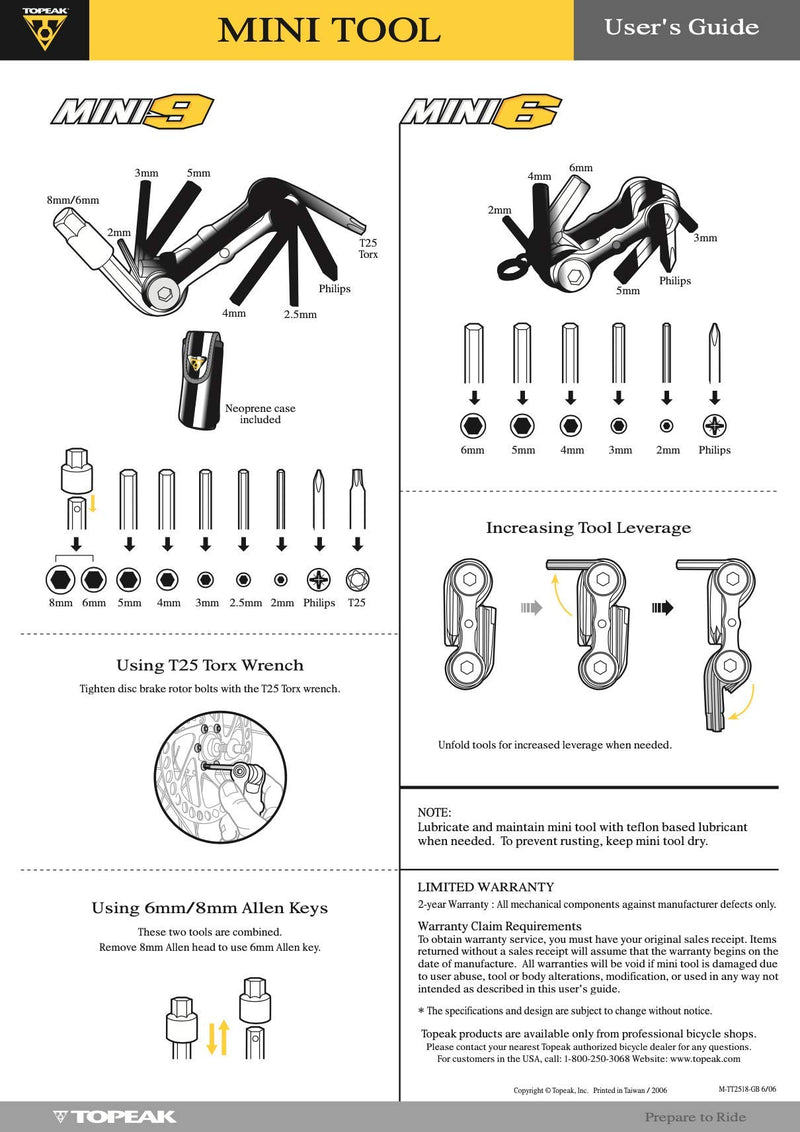 Chargez l&#39;image dans la visionneuse de la galerie, Topeak The Mini 9-Function Bicycle Tool - RACKTRENDZ
