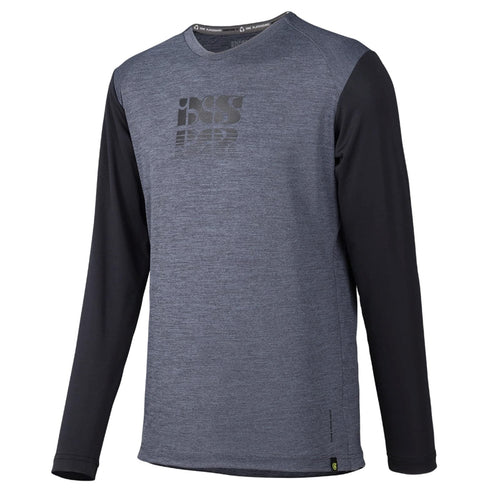 IXS Trigger X MTB Jersey Long-Sleeved Graphite/Black, gray, M - RACKTRENDZ