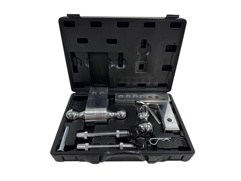 Load image into Gallery viewer, Enthuze 6" HD Aluminum Adjustable Hitch with 3 Ball Sizes
