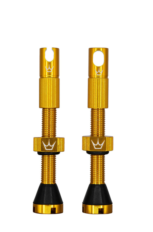 Peaty's x Chris King (MK2) Tubeless Valves, 42mm, Gold - RACKTRENDZ