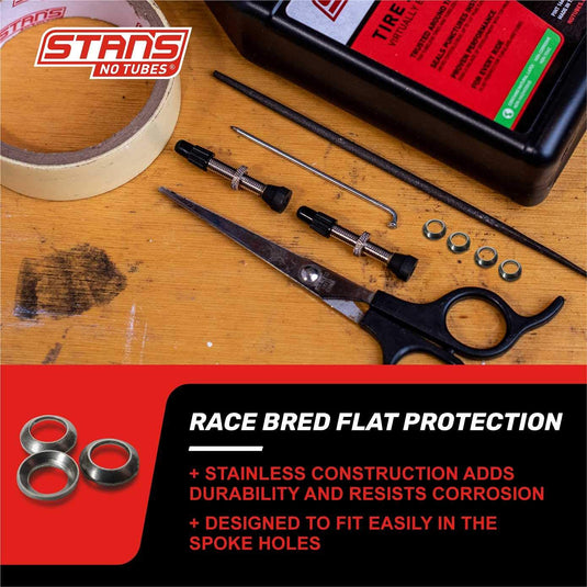 Stans Nipple washers, 7.3mm OD 500/box - AS0092 - RACKTRENDZ