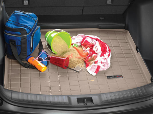 WeatherTech Cargo Liner Custom-Fit Trunk Mat - Compatible with 2014-2024 Maserati Ghibli Raised Edge, Non-Slip, Easy to Clean - Full Trunk Protection, Black