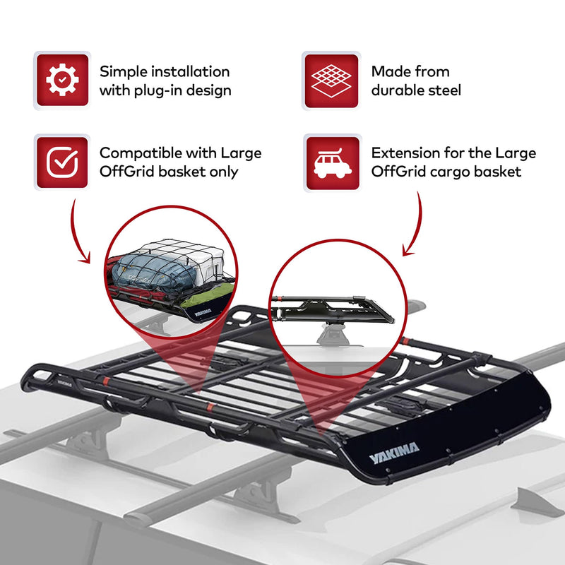 Chargez l&#39;image dans la visionneuse de la galerie, Paniers de chargement pour automobile Yakima 8007108 Offgrid Extension, taille moyenne
