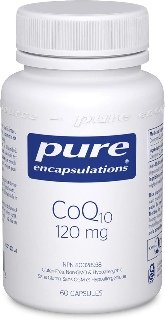 CoQ10 120 mg - Coenzyme Q10 Supplement for Heart Health, Energy & Antioxidants - Cellular Health, Cognition & Cardiovascular Support* - 60 Capsules