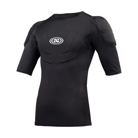 IXS Youth Hack Padded Bike Jersey - 482-510-4000 (Black - Kids L) - RACKTRENDZ