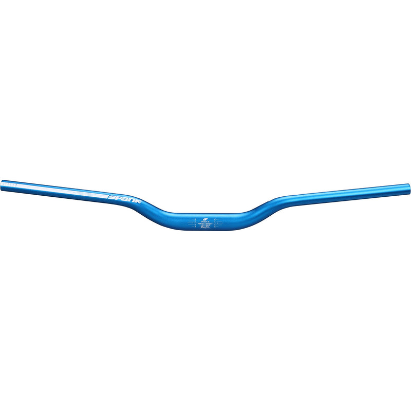 Chargez l&#39;image dans la visionneuse de la galerie, Spank Spoon 35 Bar, 40R (Blue) Shotpeen Anodised, Mountain Bike Handlebar, Ideal for ASTM 5, All mountain, trail, free ride, E-Bike - RACKTRENDZ
