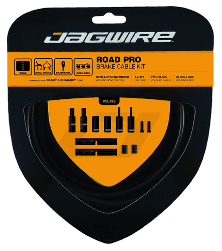 Jagwire Road Pro Complete Brake Cable Kit - Stealth Black - RACKTRENDZ