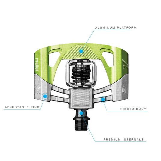 MAILLET CRANKBRO 2 PDL NOIR/VERT