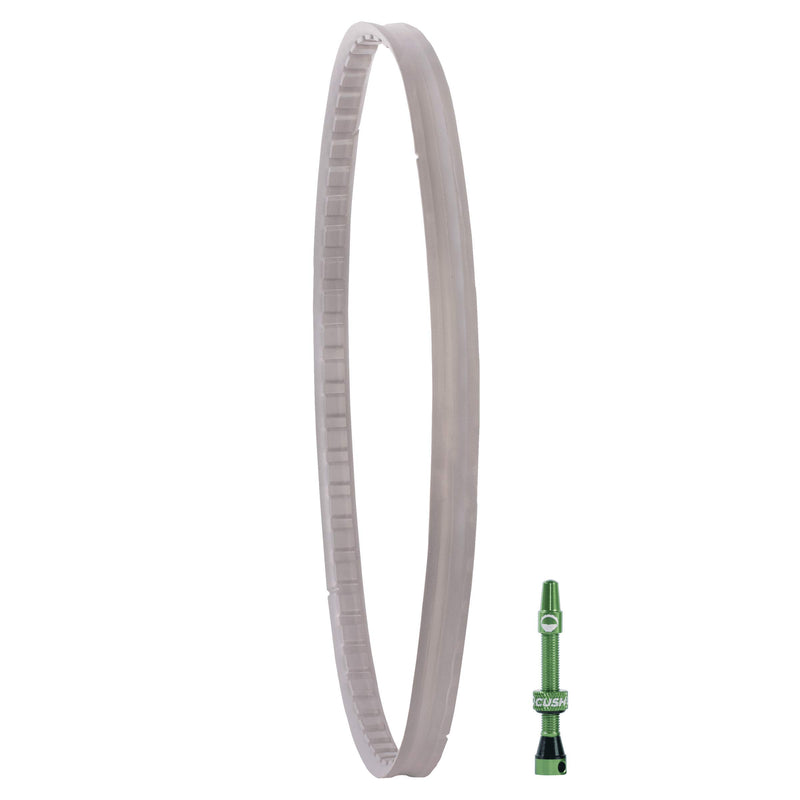 Load image into Gallery viewer, CushCore Gravel.CX Set - Includes (1) Tire Insert, (1) Presta Valve &amp; (1) Rim Sticker, Easy Installation, Helps Improve Ride Quality, Superior Rim &amp; Tire Protection, Fits a 33mm-46mm Tire (Single) - RACKTRENDZ

