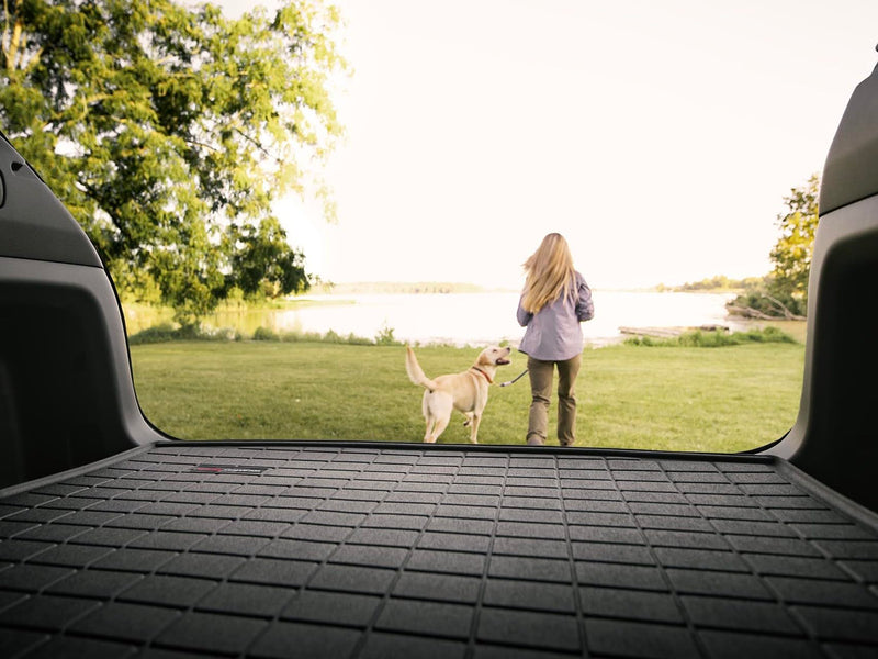 Load image into Gallery viewer, WeatherTech Custom Fit Cargo Liners for Mitsubishi Montero, Black
