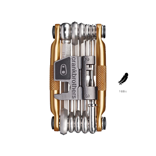 Crankbrothers 10755 Multi Bicycle Tool 17-Function, Gold