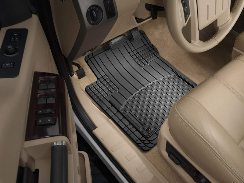 Load image into Gallery viewer, WeatherTech Trim-to-Fit Universal Car Floor Mats – Black – 4-Piece – Heavy-Duty TPE All-Weather Protection – Cut Lines for Custom Fit – Non-Slip; Easy to Clean – Fits Cars; Trucks &amp; SUVs

