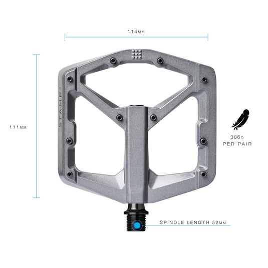 PÉDALE CRANKBRO STAMP 3 LG GRIS