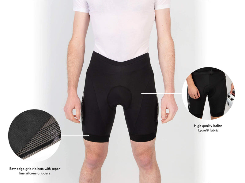 Chargez l&#39;image dans la visionneuse de la galerie, Endura Men&#39;s FS260 Waist Road Cycling Short Black, X-Large - RACKTRENDZ
