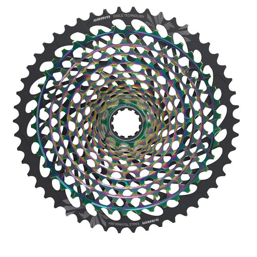 SRAM XX1 Eagle AXS XG-1299 Cassette - 12-Speed, 10-50t, Rainbow, for XD Driver Body - RACKTRENDZ