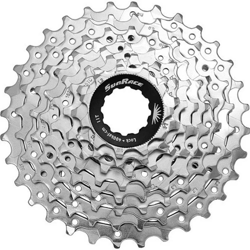 Chargez l&#39;image dans la visionneuse de la galerie, Sunrace CSR86 8-Speed Nickel Plated Cassette, 12-25T - RACKTRENDZ
