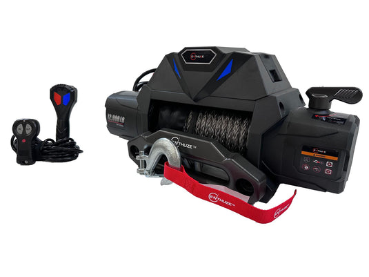 Enthuze 12V Electric Truck Winch with 12,000 lbs Capacity