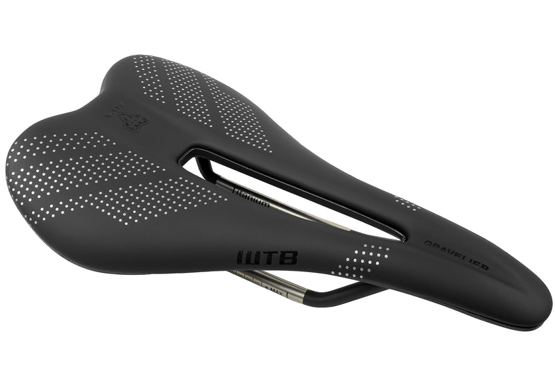 Chargez l&#39;image dans la visionneuse de la galerie, WTB Gravelier Saddle - Black, Titanium - RACKTRENDZ
