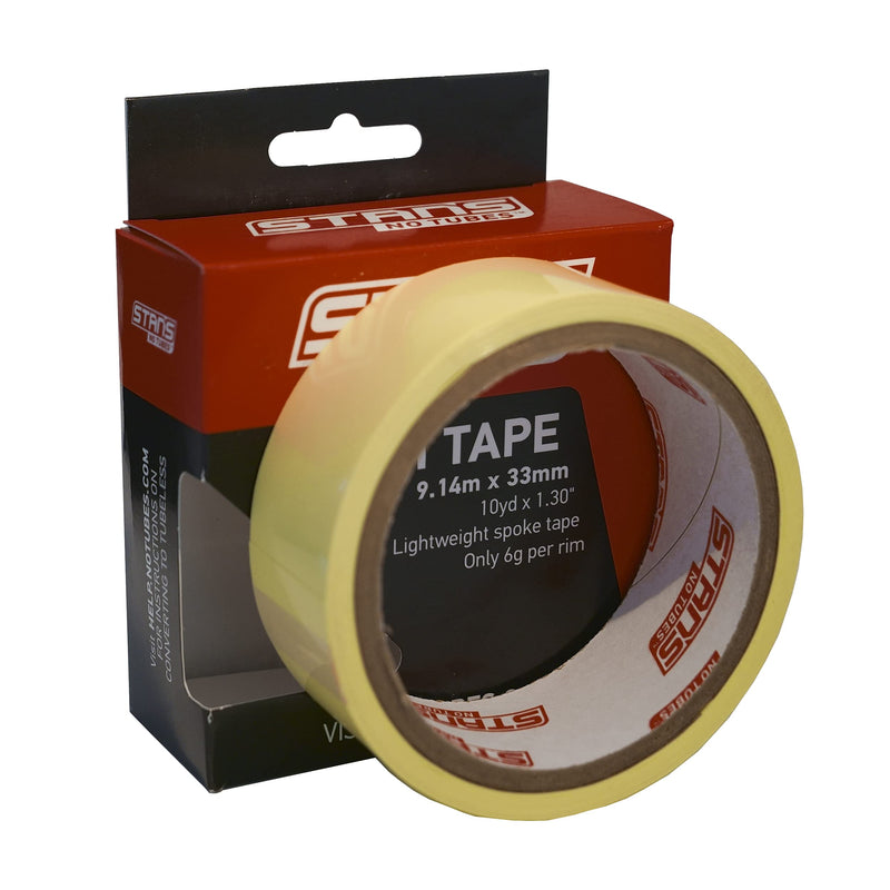 Load image into Gallery viewer, Stan's No Tubes, Rim Tape, Yellow, 33mm x 9.14m roll - RACKTRENDZ
