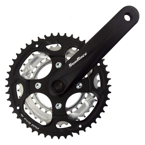 Sunrace FC-M300 Crankset Crankset Sunrace Fcm300 170x48/38/28 Sq Bk/sl - RACKTRENDZ