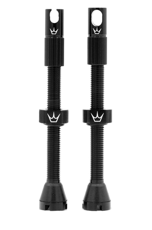 Peaty's x Chris King (MK2) Tubeless Valves, 60mm, Black - RACKTRENDZ