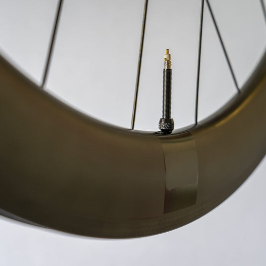 Stan's NoTubes Universal Valve Aluminium, Black, up to 8 mm Valve Hole, 44 mm. - RACKTRENDZ