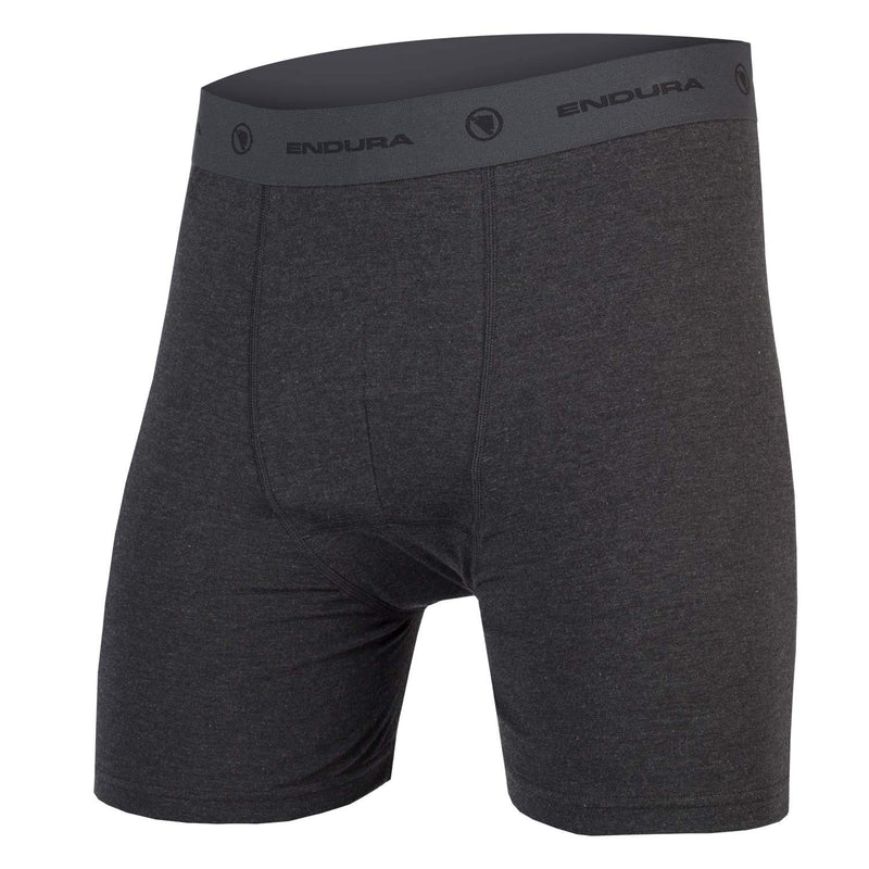 Chargez l&#39;image dans la visionneuse de la galerie, Endura Men&#39;s Bike Boxer Twin Pack Anthracite, Medium - RACKTRENDZ
