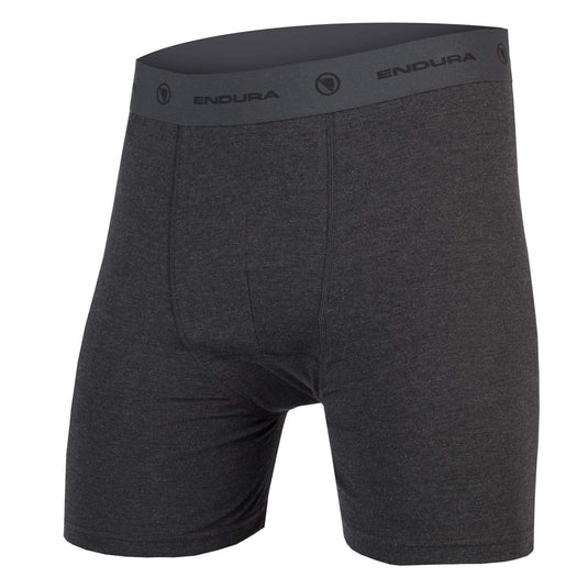 Endura Men's Bike Boxer Twin Pack Anthracite, Medium - RACKTRENDZ