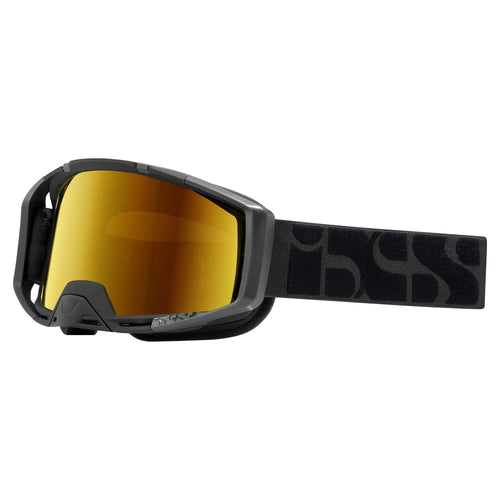 IXS Trigger Goggle (Black/Gold Mirror) - Adults' - RACKTRENDZ