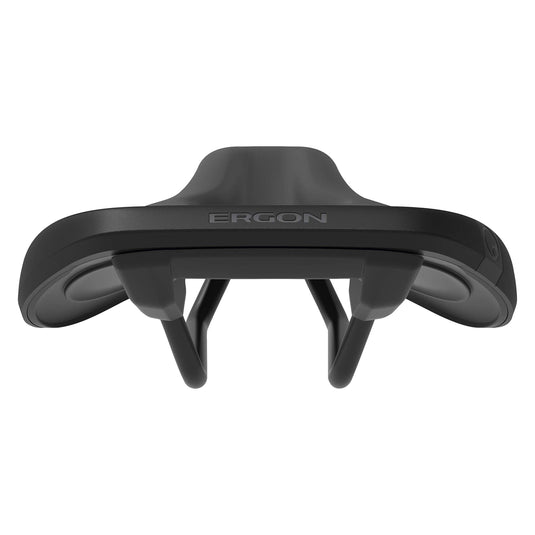 Ergon - SMC Sport Gel Saddle | for Mountain, Trail, Gravel and Bikepacking Bikes | Mens Option | Small/Medium | Stealth Black - RACKTRENDZ