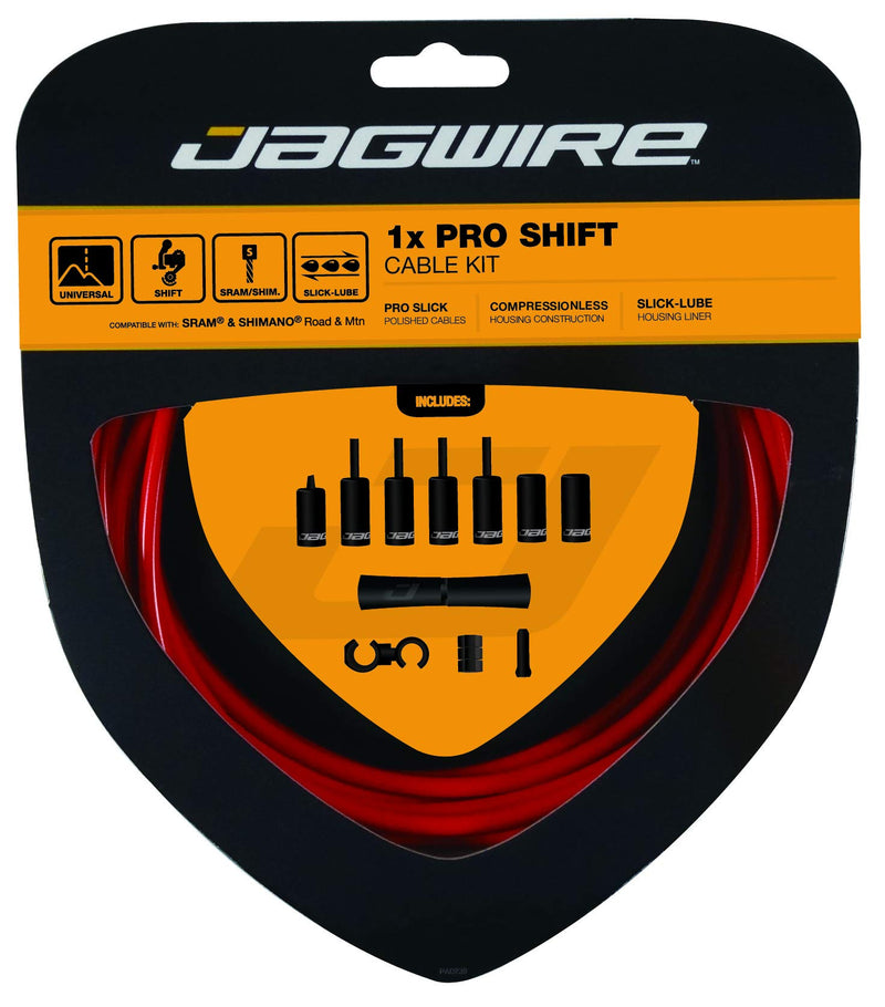 Load image into Gallery viewer, Jagwire Pro Unisex Adult Cables and Sheaths, Red, One Size - RACKTRENDZ
