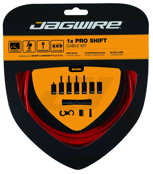 Jagwire Pro Unisex Adult Cables and Sheaths, Red, One Size - RACKTRENDZ