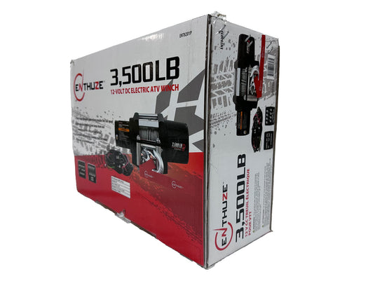 Enthuze 3500 LB ATV Electric Winch with Planetary Gear System
