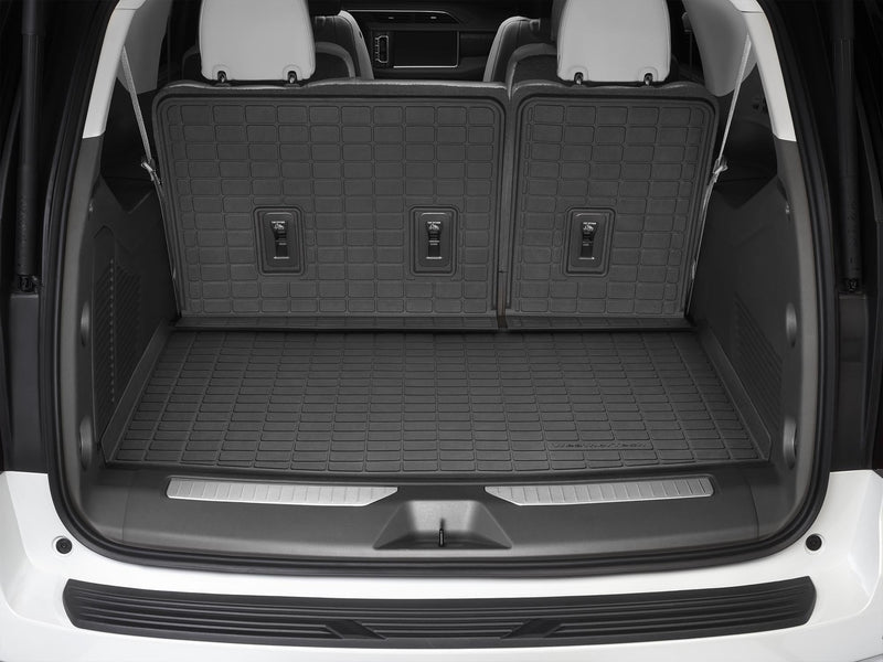 Load image into Gallery viewer, WeatherTech CargoLiner HP for 2021-2023 GMC Yukon XL/Denali - Behind 3rd Row Seatback - Black
