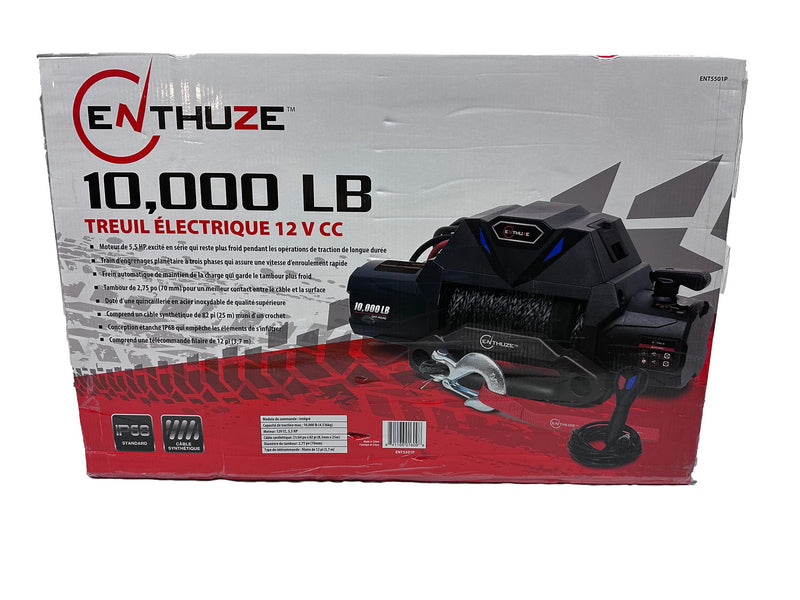 Load image into Gallery viewer, Enthuze GEN1.5 10,000 lbs Integrated Winch with Synthetic Rope
