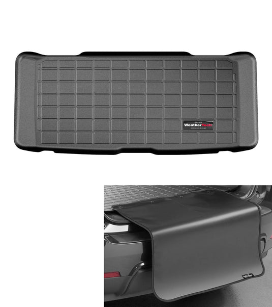 Weathertech Cargo Trunk Liner with Bumper Protector for MINI Roadster, Coupe, Trunk with Bumper Protector (40781SK), Black