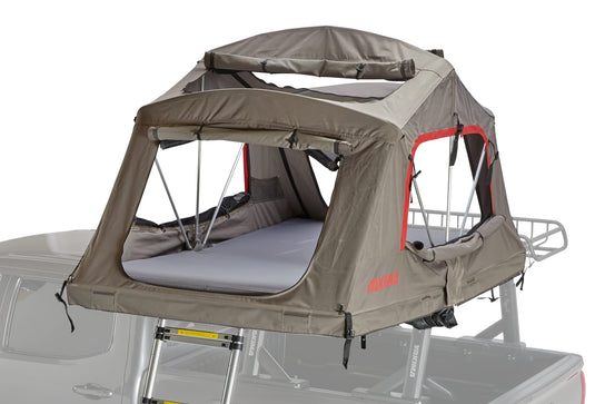 Tente de toit Yakima SkyRise HD Medium Heavy Duty 4 saisons pour 2 personnes, beige