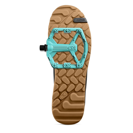 Crankbrothers Stamp 0 Flat Pedals for MTB & BMX Bikes, Lightweight Composite Body, Enhanced Grip with 12 Pins, Turquoise, Small
