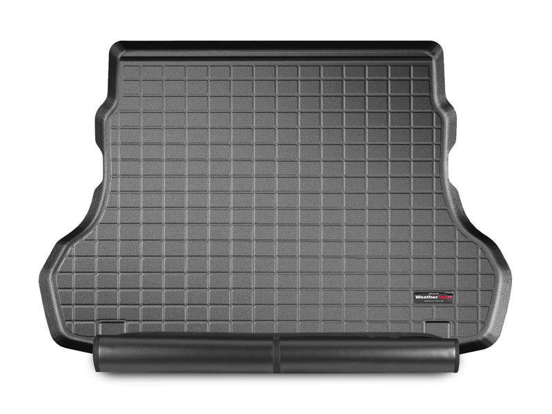 Load image into Gallery viewer, WeatherTech Cargo Trunk Liner for Kia Rio - Trunk with Bumper Protector (401095SK) Black
