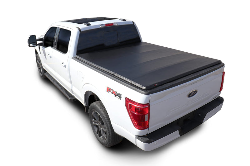 Chargez l'image dans la visionneuse de la galerie, Enthuze Soft Tri-Fold Tonneau Cover for 2002-2008 RAM Trucks
