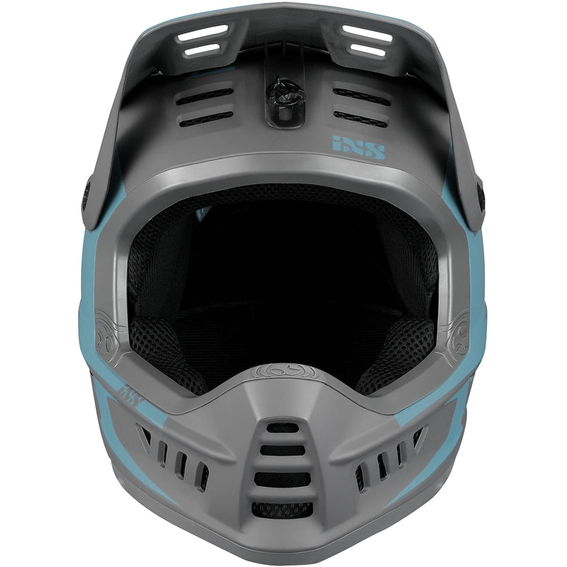 Load image into Gallery viewer, IXS Unisex Xact Evo Ocean Graphite (XS)- Adjustable with ErgoFit 49-52cm Adult Helmets for Men Women,Protective Gear with Quick Detach System &amp; Magnetic Closure - RACKTRENDZ
