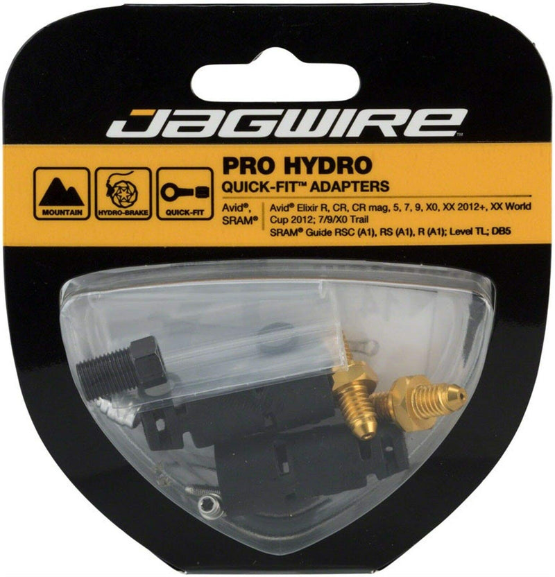 Load image into Gallery viewer, Jagwire Pro Quick-Fit Fittings Kit Adapter-avid Elixir Unisex Adult, Black - RACKTRENDZ
